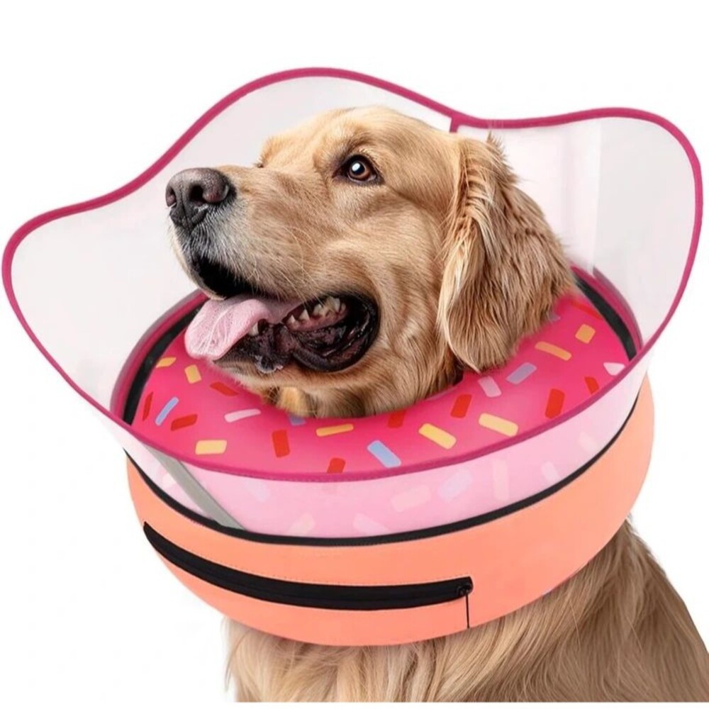Supet Raised Inflatable Dog Cone Collar